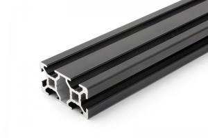 Aluprofil 20x40 B-Typ Nut 6 300mm schwarz