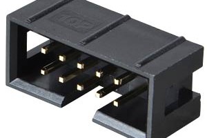 Wannenstecker 10-polig gerade