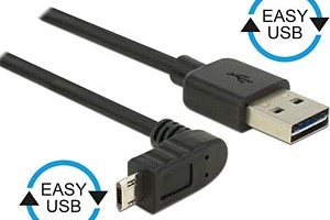 USB 2.0 Kabel, EASY A Stecker auf Micro B Stecker, 2 m