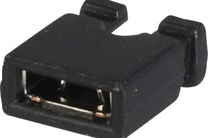 Kurzschlussbrücke schwarz RM2.54