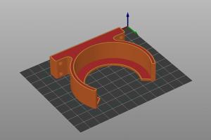 Flaschenhalterung unten Biereinschenker