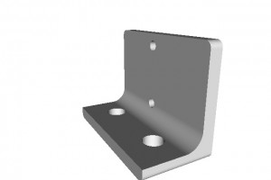 000591 CR-10 Z-Endstop Halterung f. Upgrade Kit