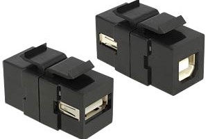 DELOCK 86370 Keystone Modul USB 2.0 A-Buchse > B-Buchse