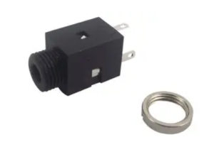 Klinken-Audio-Steckverbinder, 3 Kontakt(e), Buchse, 3.5 mm, Panelmontage