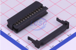 Pfostenbuchse 24-polig mit Zugentlastung JILN