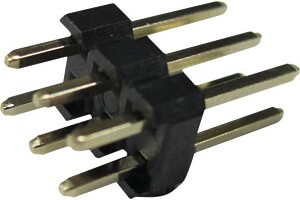 Stiftleiste 2x3-pol RM 2.54 mm