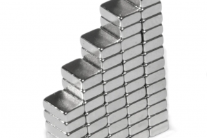 Quadermagnet 6 x 4 x 2 mm, Neodym, 44H, vernickelt