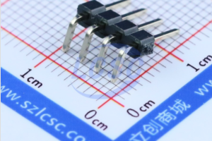 Stiftleiste 4-pol RM 2.54mm gewinkelt