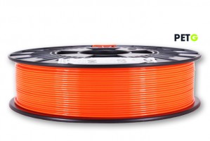 Das Filament PETG Leuchtorange
