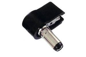 Hohlstecker ohne Knickschutz, Ø außen: 5,5 mm, Ø innen: 2,5 mm