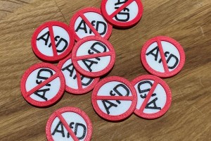 50x Einkaufswagenchip No-AFD Duplicate