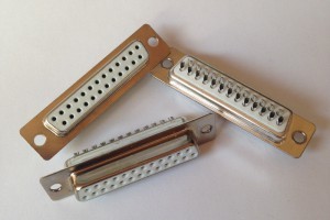 D-SUB-Buchse, 25-polig, Lötkelch