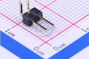 Stiftleiste 2-pol RM 2.54mm gewinkelt