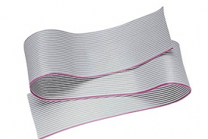 Flachbandkabel AWG28, 24-pol., grau, 10m