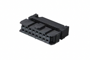 Pfostenbuchse, 16-polig, mit Zugentlastung