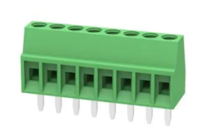 Wire-To-Board-Reihenklemme, 2.54 mm, 8 -polig, 26 AWG, 18 AWG, 1 mm², Schraubanschluss