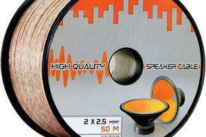50 Meter 2 x 2,5 mm² Lautsprecherkabel