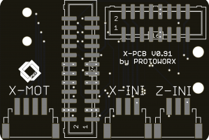 X Connector PCB 0.91