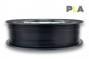 Das Filament PLA Schwarz matt