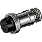 000594 Mikrofon-Kupplung f. Funkgeräte, 8-polig