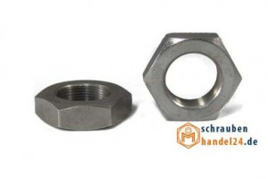 ISO 4035 6KT-Muttern Edelstahl A2 M4