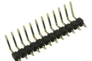 Stiftleiste,  2.54 mm, 1 Reihe, 12 Kontakte, Durchsteckmontage, abgewinkelt