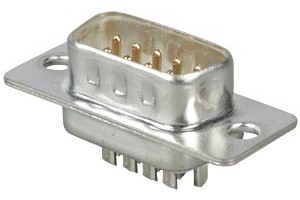 D-SUB-Stecker, 9-polig, Lötkelch