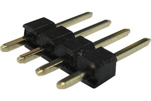 Stiftleiste 4-pol RM 2.54 mm